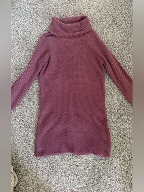 Forever 21 Plum Knit Turtleneck Sweater